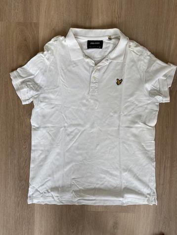 Witte Lyle&Scott polo, maat XXL beschikbaar voor biedingen