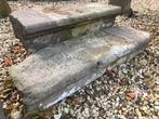 Antiek Bentheimer zandsteen traptreden. Trede, tuintrap, Tuin en Terras, Ophalen, Gebruikt, Zandsteen