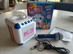 Studio 100 K3 disco box met verlichting en microfoon, Ophalen of Verzenden, Zo goed als nieuw, Jongen of Meisje