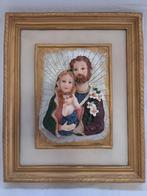 Roomse afbeelding Josef Maria en kindje Jezus, Ophalen of Verzenden