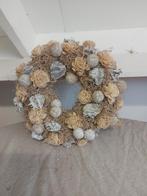 Droogbloemen krans 28 cm, Huis en Inrichting, Woonaccessoires | Kransen, Ophalen of Verzenden, Gebruikt