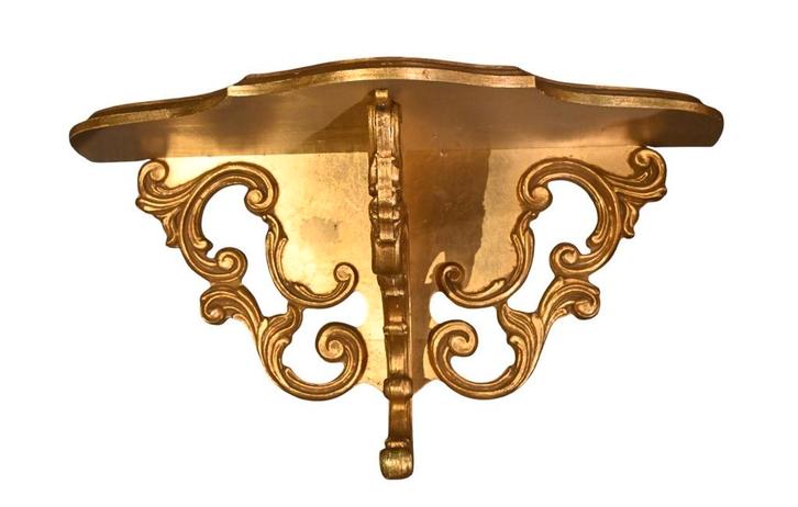 Vergulde wandconsole in Louis XV-stijl, Antiek en Kunst, Curiosa en Brocante, Ophalen