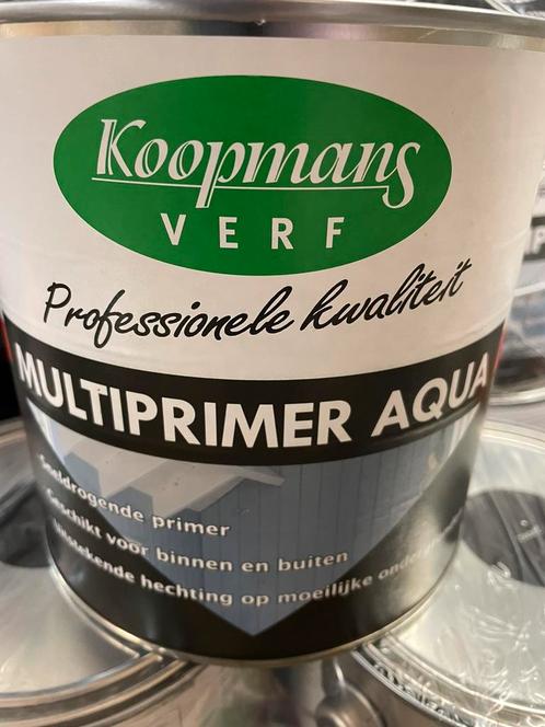 Koopmans zwarte watergedragen multiprimer 2,5liter, Hobby en Vrije tijd, Schilderen, Nieuw, Acrylverf, Ophalen of Verzenden