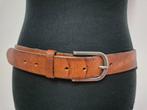 Riem04 - Bruine leren Wil(s)kin riem maat 85 cm (1), Kleding | Dames, Riemen en Ceinturen, Ophalen of Verzenden, Zo goed als nieuw