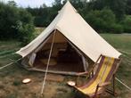 Te huur: Sfeervolle Canvascamp Sibley bell tent 4m, Ophalen, Zo goed als nieuw, Tot en met 4