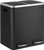 Prullenbak Staal - 30 liter - Zwart - NIEUW, Kunststof, Met pedaal, Info@trend24.nl, Nieuw