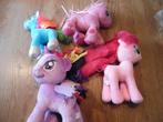 4 zachte grote little pony's de grootste is 32 cm, Ophalen of Verzenden, Gebruikt