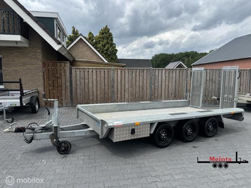 Hapert INDIGO machinetransporter 400x165 3500KG PARABOOL, Auto diversen, Aanhangers en Bagagewagens, Gebruikt