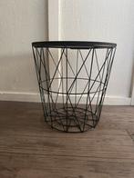 Bijzettafel/mand, Huis en Inrichting, Ophalen, Zo goed als nieuw, Rond, Overige materialen