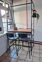 Ikea Bartafel met 4 Barkrukken - Zo Goed Als Nieuw, Ophalen of Verzenden, Zo goed als nieuw