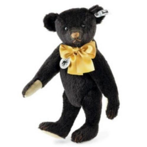 Steiff EAN 403200 mohair Teddy bear 1912 black, Verzamelen, Beren en Cherished Teddies, Nieuw, Stoffen beer, Steiff, Ophalen of Verzenden