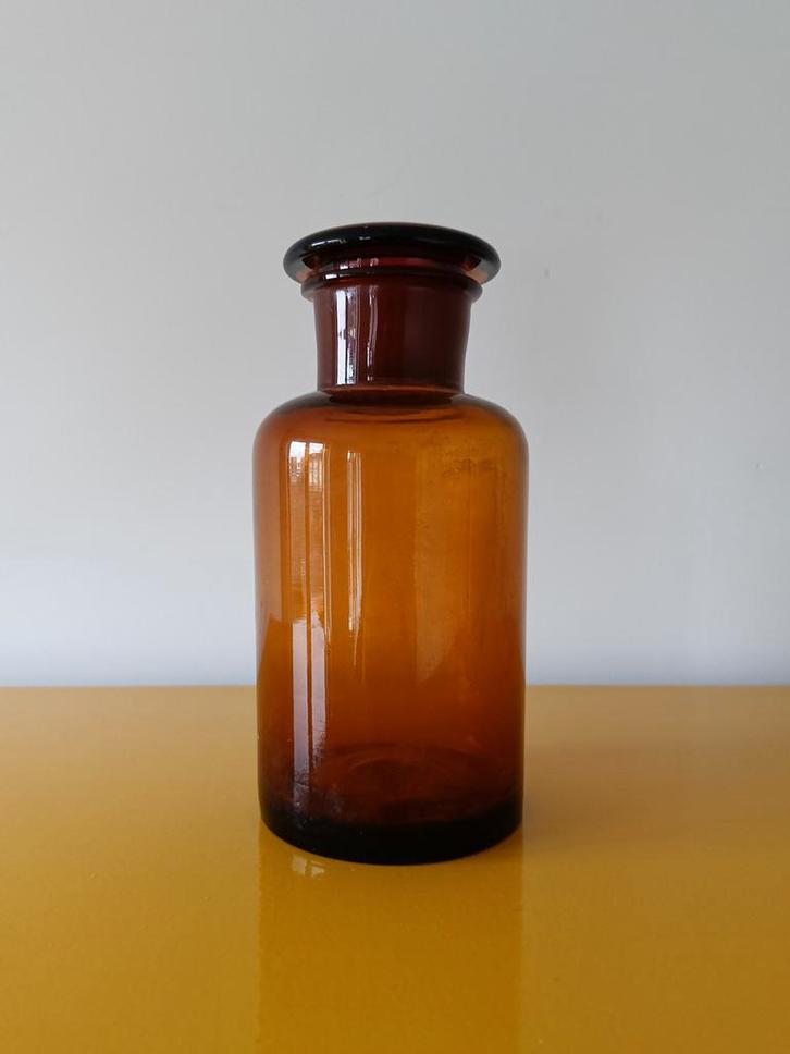 Oude Apothekerspot met Deksel, Antiek en Kunst, Antiek | Glas en Kristal, Ophalen of Verzenden
