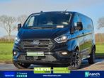 FORD TRANSIT CUSTOM 2.0 l2h1 185pk sport aut, Auto's, Bestelauto's, Euro 6, 4 cilinders, Zwart, 11 km/l