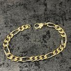 18k gouden armband massief 26,8 gram figaro, Sieraden, Tassen en Uiterlijk, Armbanden, Ophalen of Verzenden, Nieuw, Goud