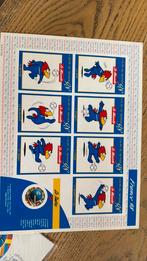 Fifa WK 1998 frankrijk - postzegels met postkaart, Ophalen of Verzenden