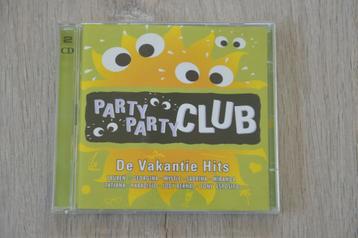  	 PARTY PARTY CLUB = DE VAKANTIE HITS = 2CDbox  beschikbaar voor biedingen