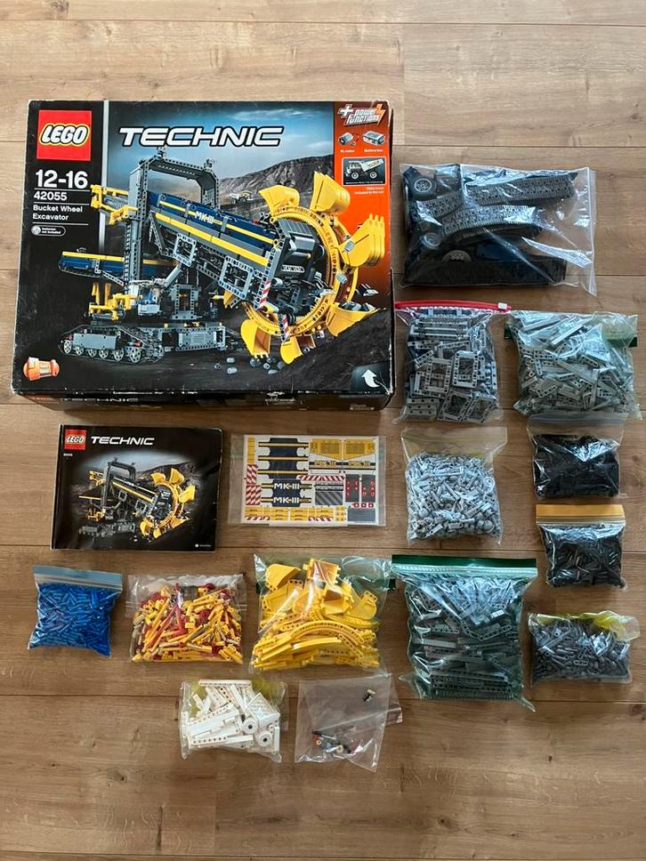 Lego Technic 42055 Bucket Wheel Excavator, Kinderen en Baby's, Speelgoed | Duplo en Lego, Gebruikt, Complete set, Ophalen of Verzenden