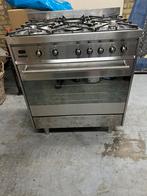 Smeg gasfornuis 5 pits, Ophalen, Gebruikt, 60 cm of meer, Gas