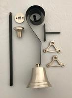 Trekbel,deurbel,bel,oudebel,authentieke bel,messing glans Tr, Ophalen of Verzenden