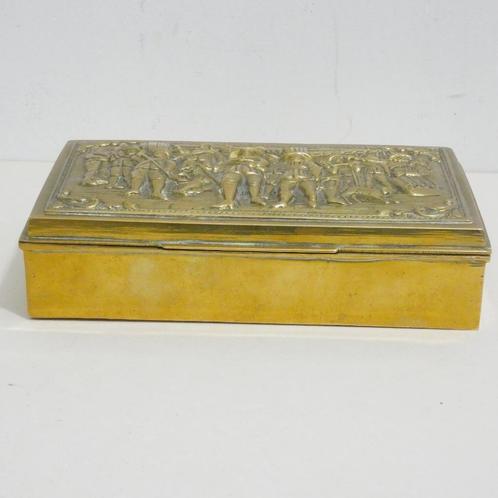 zwaar bronzen doosje of kistje India [440], Antiek en Kunst, Antiek | Overige Antiek, Ophalen