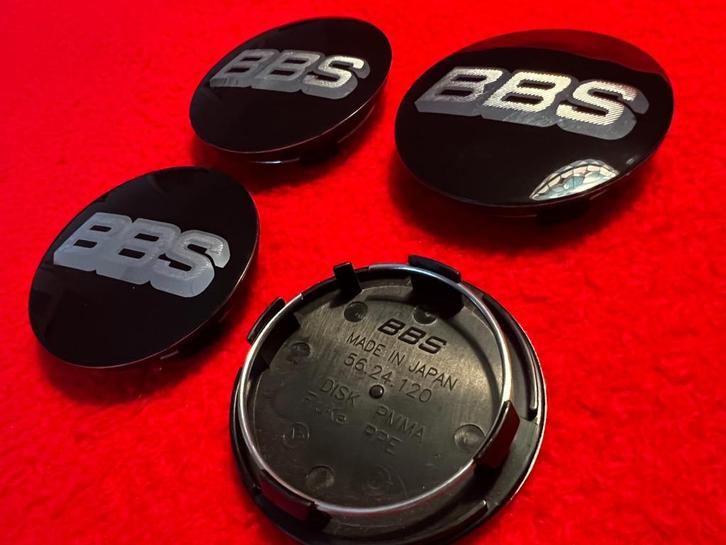 4X BBS EMBLEEM RX EN RS VELGEN PAST OP MEERDERE BBS, Auto diversen, Wieldoppen, Nieuw, Ophalen of Verzenden