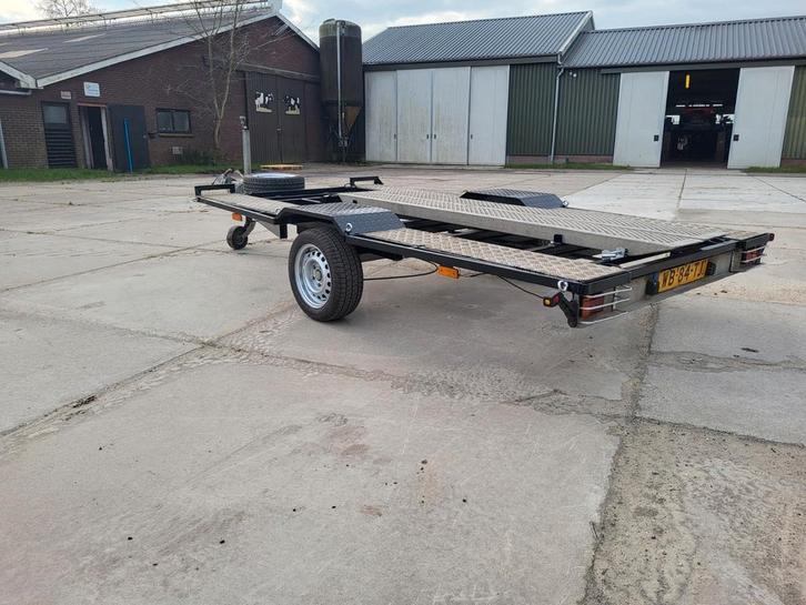 solide enkelas autoambulance, Auto diversen, Aanhangers en Bagagewagens, Gebruikt, Ophalen