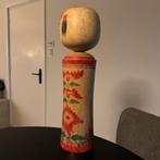 Zeldzame gesigneerde Naruko Kokeshi – 55 cm – Akiyama Tadao, Ophalen of Verzenden