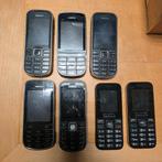 nostalgie,  5x NOKIA MOBIEL TELEFOON + 2x alcatel, Gebruikt, Zwart, Ophalen of Verzenden, Klassiek of Candybar