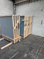 Dubbele Hardhouten Deur - 193x237cm - 13 stuks, Ophalen, 120 cm of meer, Binnendeur, 215 cm of meer
