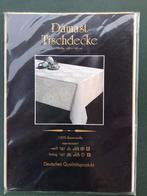 Wit damast tafellaken met ingeweefde bloemen nieuw, Huis en Inrichting, Tafelkleden, Ophalen of Verzenden, Nieuw, Rechthoek