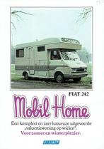 Folder Fiat 242 Mobil Home (camper - 1978), Verzenden, Gelezen, Overige merken