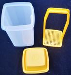Tupperware augurkenpot met lift zilveruitje olijven augurk, Ophalen, Zo goed als nieuw, Geel, Overige typen