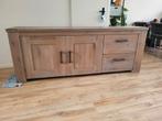 Dressoir eiken massief, Ophalen, Eikenhout, Zo goed als nieuw, 25 tot 50 cm