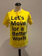 ZGAN geel Technogym sport fitness shirt top XS S 36 unisex, Kleding | Dames, Geel, Ophalen of Verzenden, Maat 34 (XS) of kleiner