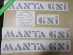 manta b gsi en gte etc stickers roggen emblemen alle kleuren, Gebruikt, Opel, Ophalen of Verzenden, Opel