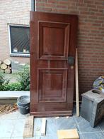 Meranti voordeur, Doe-het-zelf en Verbouw, Deuren en Horren, Ophalen, Gebruikt, 80 tot 100 cm, Buitendeur