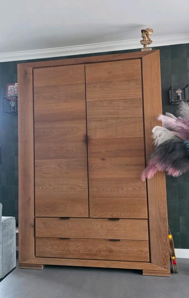 Set kasten gestoomd eiken, Antiek en Kunst, Antiek | Meubels | Kasten, Ophalen