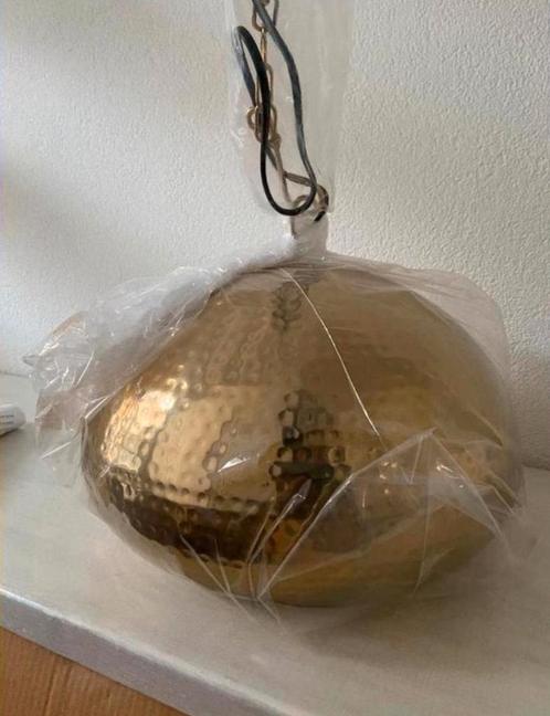 ZUIVER Hammered Round gold hanglamp, Huis en Inrichting, Lampen | Hanglampen, Nieuw, Minder dan 50 cm, Metaal, Ophalen of Verzenden