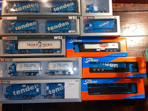 Wsi, tekno setje van Tenden, Hobby en Vrije tijd, Modelauto's | 1:50, Zo goed als nieuw, Bus of Vrachtwagen, Wsi, Ophalen of Verzenden