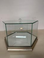 Nieuwe Glazen Box / Vitrine, Ophalen, Met plank(en), Minder dan 50 cm, Nieuw