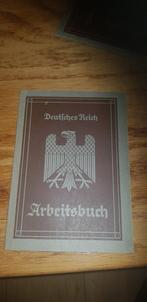 Arbeitsbuch wo2 duits, Verzamelen, Militaria | Tweede Wereldoorlog, Duitsland, Ophalen of Verzenden