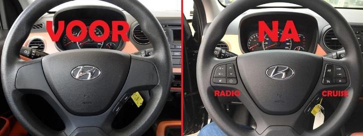 Multifunctioneel stuur met cruise control Hyundai I10, Auto diversen, Auto-accessoires, Nieuw, Ophalen