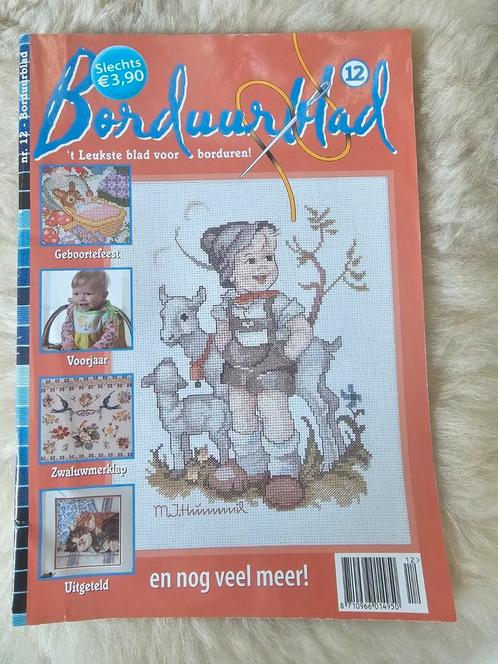 Borduurblad nr. 12 NIEUW, Boeken, Tijdschriften en Kranten, Nieuw, Sport en Vrije tijd, Ophalen of Verzenden