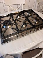 Gaskookplaat 5 pits inclusief wokbrander, Witgoed en Apparatuur, Kookplaten, Ophalen of Verzenden, Zo goed als nieuw, Inbouw, Gas