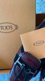 Tod’s originele instappers maat 37,5, Ophalen of Verzenden, Instappers, Zo goed als nieuw, Rood