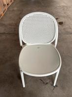 4 Nieuwe Kunststof Tuinstoelen, Huis en Inrichting, Stoelen, Ophalen, Kunststof, Wit, Nieuw
