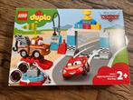 Lego Duplo Cars 10924 Lightning McQueen’s Race day, Ophalen of Verzenden, Gebruikt, Complete set, Duplo