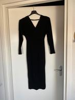 Zwarte glitterjurk, feestjurk maat M/L, Ophalen of Verzenden, Zo goed als nieuw, Zwart, Onder de knie