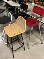 Vintage barkrukken Gispen De Wit Gastone Rinaldi Sliedregt, Huis en Inrichting, Ophalen, Metaal, Gebruikt, 60 tot 90 cm