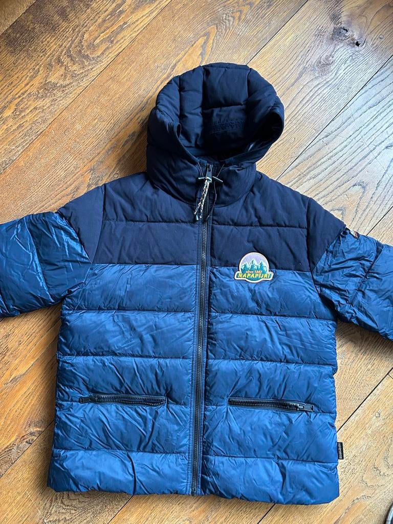 Napapijri ski-jas - Goede staat, Ophalen of Verzenden, Zo goed als nieuw, Maat 38/40 (M), Blauw